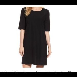 Eileen Fisher Viscose Classic Black Dress XS
